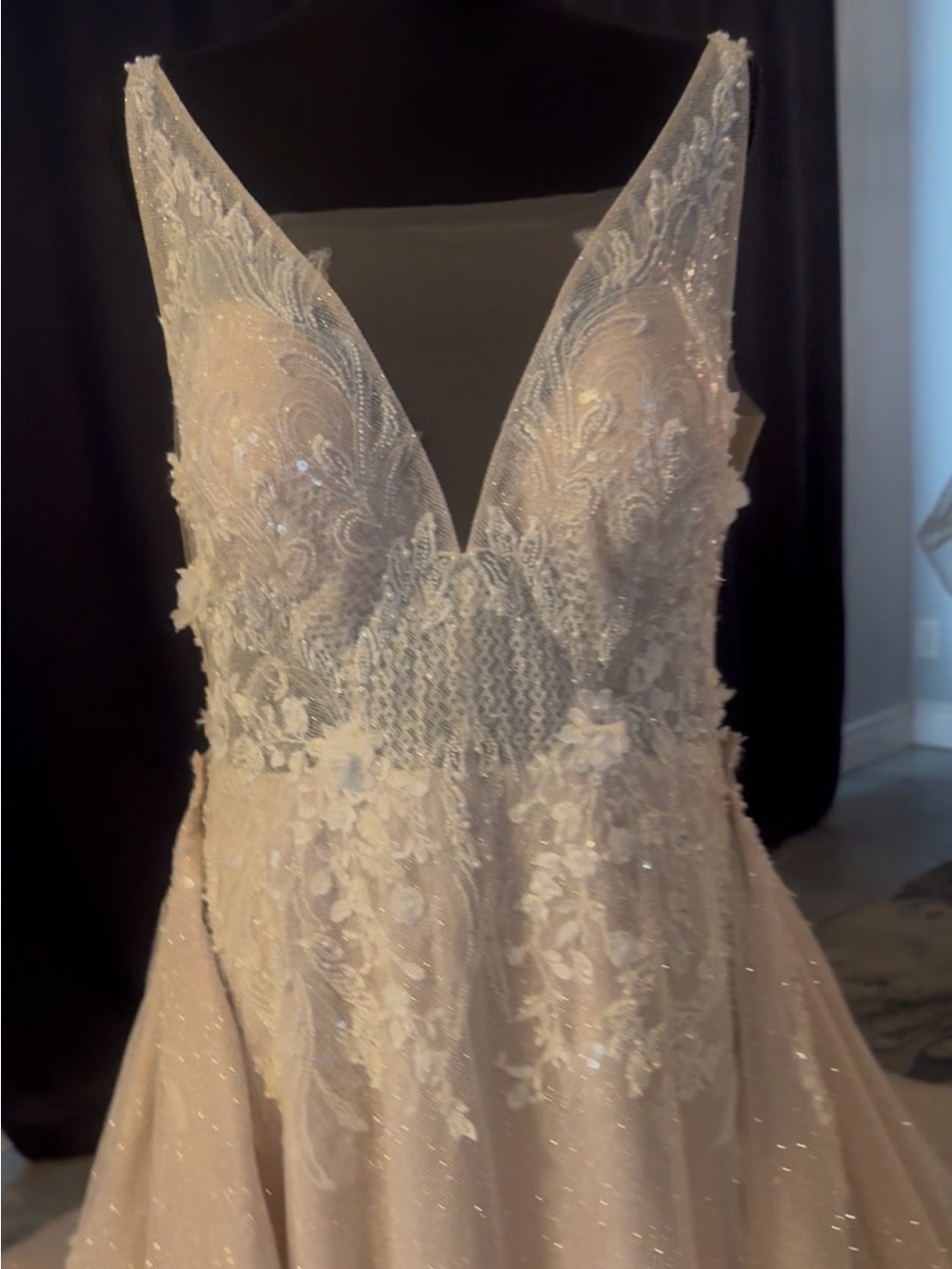 New with tags Giovanna Alessandro Esther with Dramatic Overskirt - Picture 4 of 6